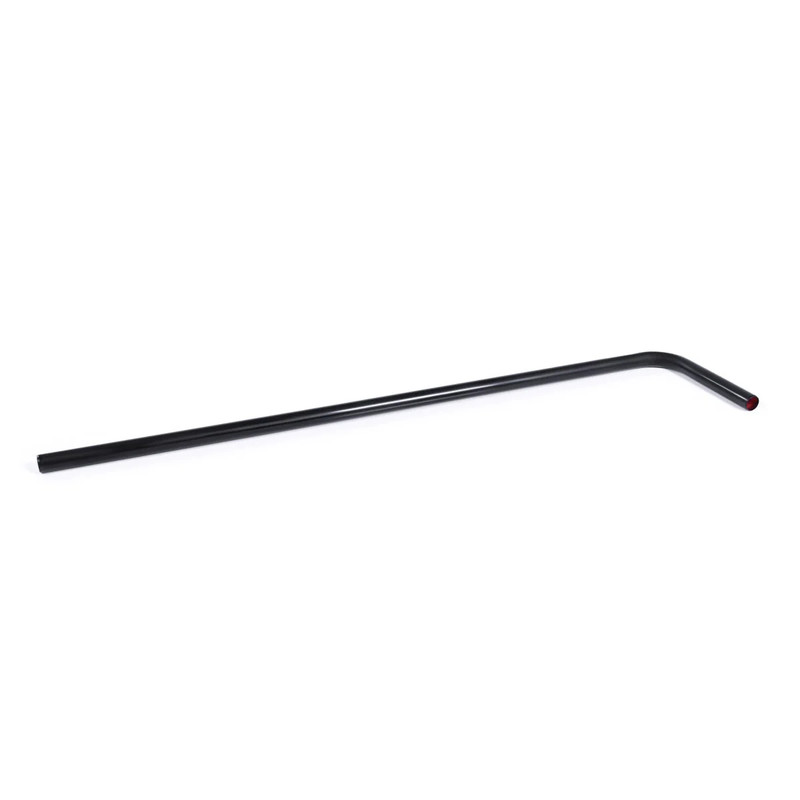 Alphacool Hard Tube 13mm OD 90° Brass 10/50cm - Deep Black - أنبوب تبريد